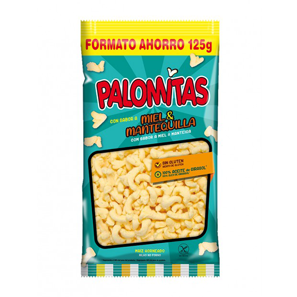 Palomitas Miel y Mantequilla 125 g (9 ud) Aspil