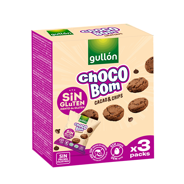 Chocobom Mini Cookies 40 g (4 ud) Gullon