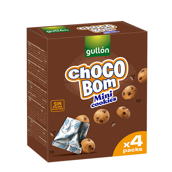 Chocobom Mini Cacao Sin Gluten 40 g (3 ud) Gullon