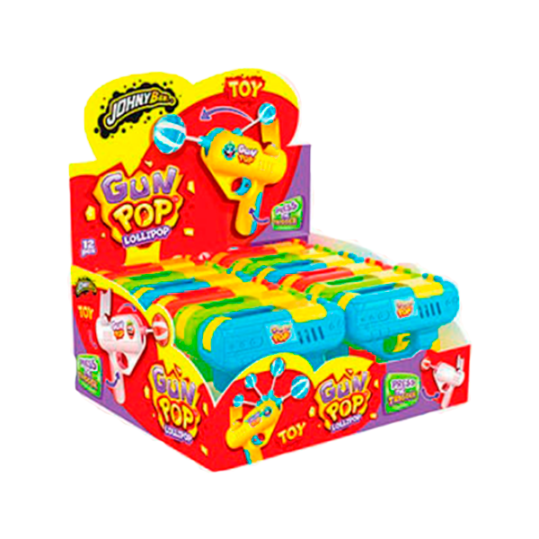 Juguete con caramelo Pocket Gun Pop (16 ud) Disgo