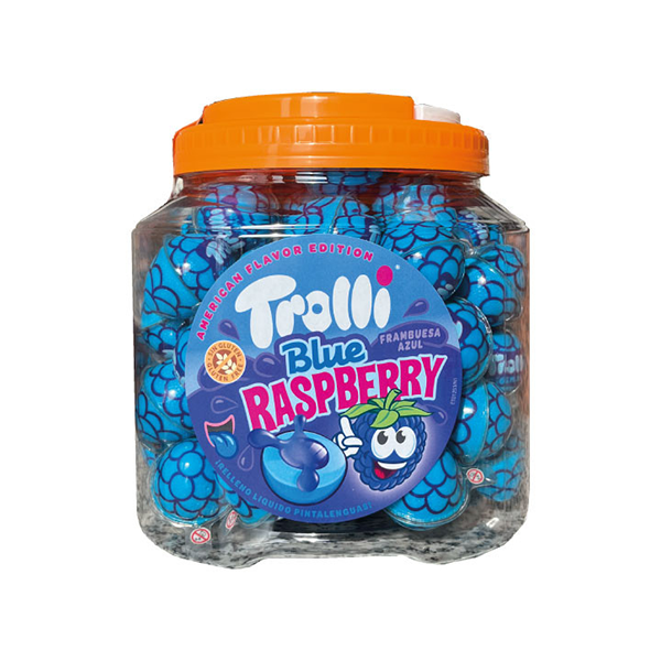 Blue Raspberry Trolli 75 ud