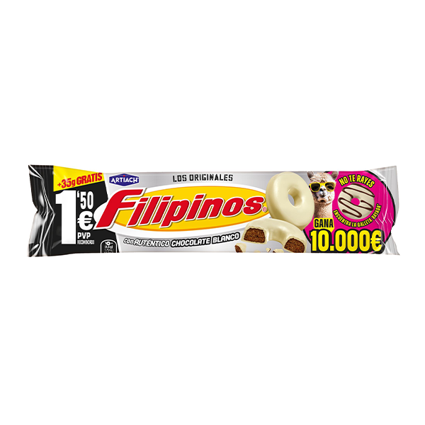Filipinos Blancos 128 g (12 ud)