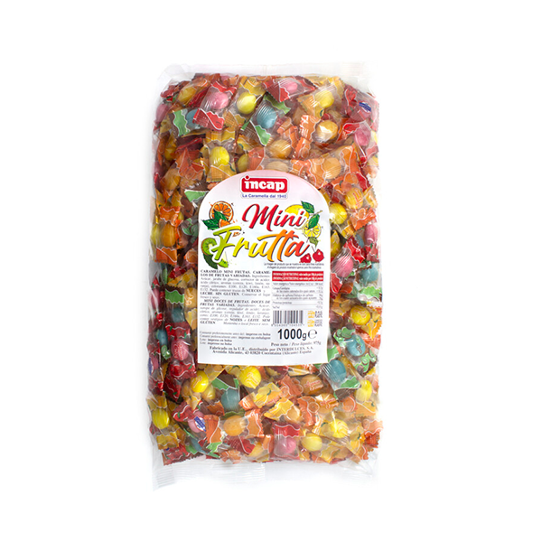 Caramelo mini frutas 1 kg Incap
