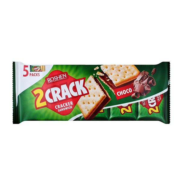 Galletas 2 Crack Cacao 235 g (14 ud) Roshen