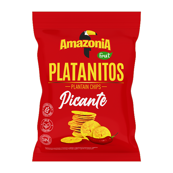 Platanitos Picantes 75 g (15 ud) Amazonia