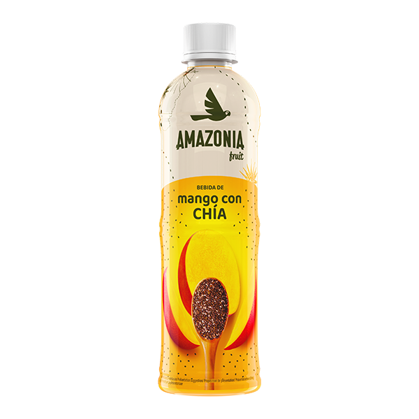 Bebida melocotón con chía 450 ml (24 ud) Amazonia