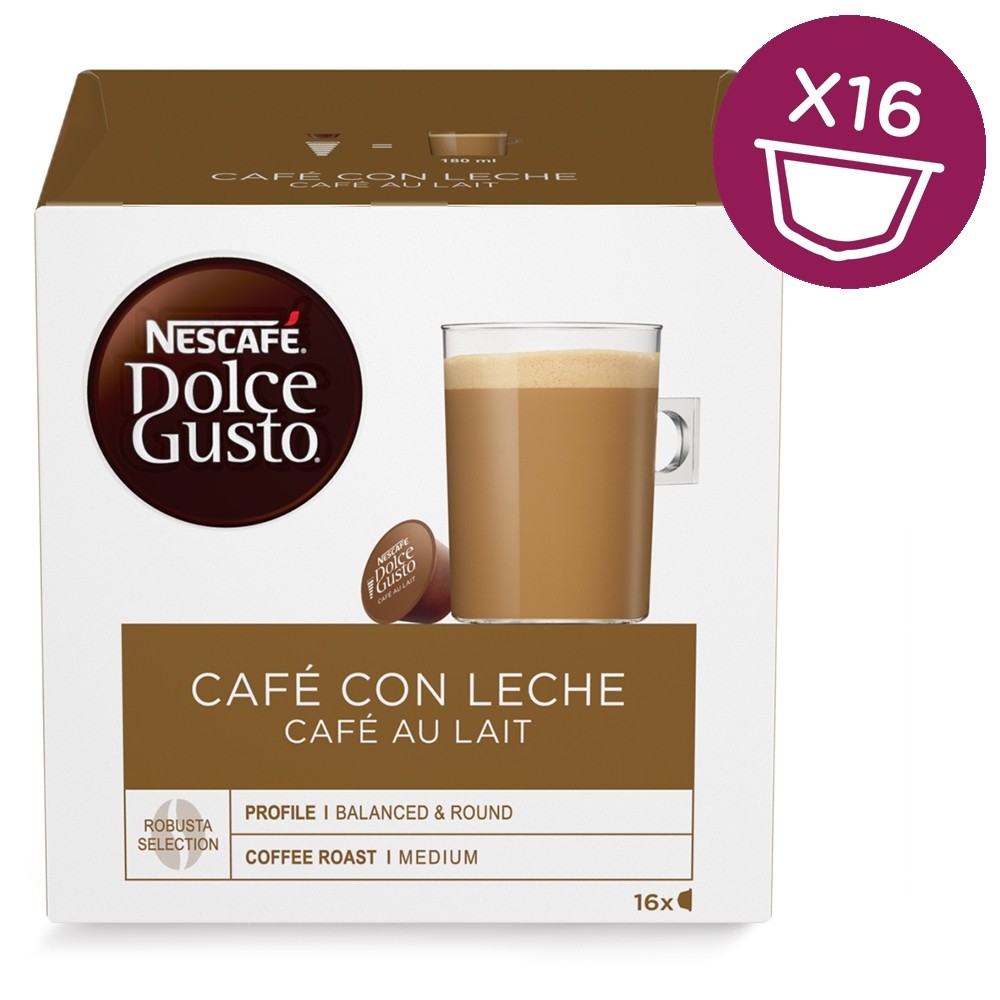 Capsulas Cafe Con Leche Nestle