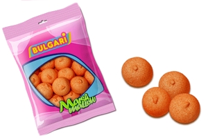 Bolas Naranjas 100u Interdulces