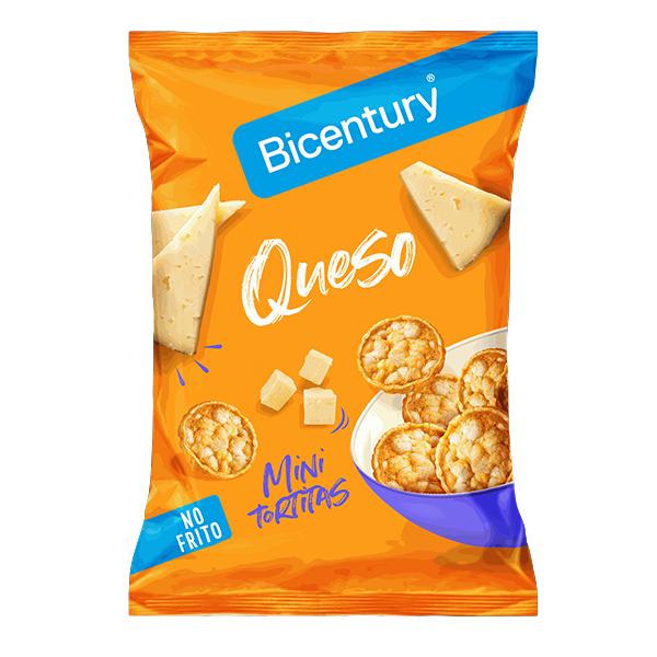Mini Tortitas Queso 70 g (7 ud) Bicentury