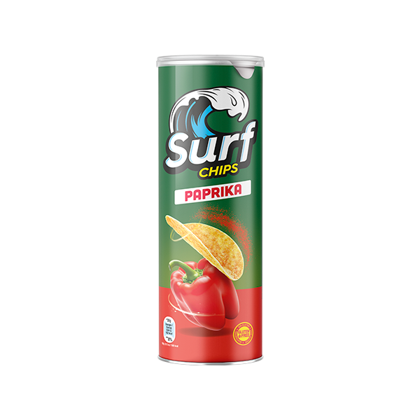 Surf Chips Paprika 160 g (14 ud) Fritoper