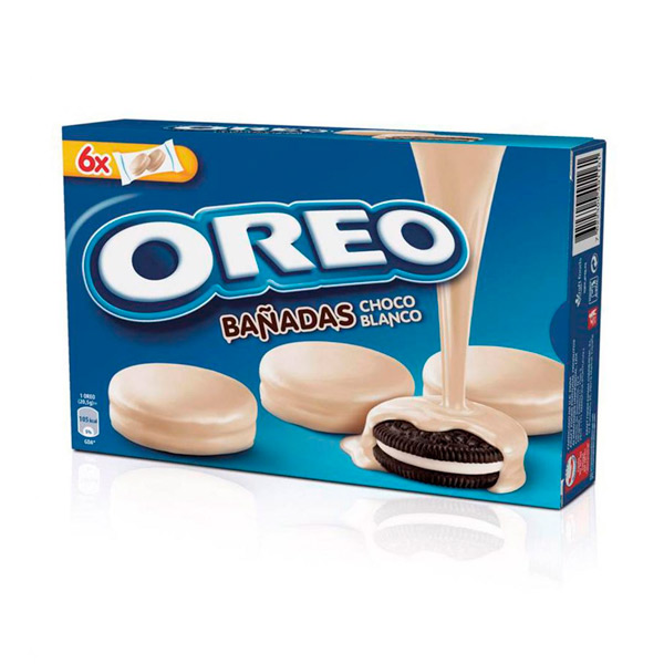 Oreo bañadas chocolate blanco 246 g (10 ud)