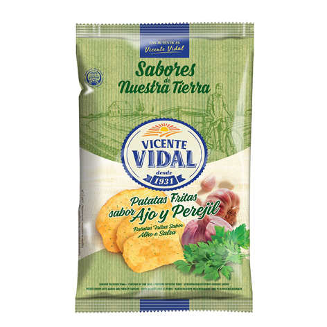 Patatas Ajo Perejil 135grx8u Vicente Vidal