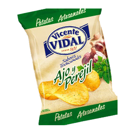 Patatas Ajo Perejil 30gx12u Vicente Vidal