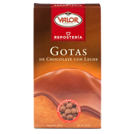 Gotas Choco Leche 250grx12u Valor