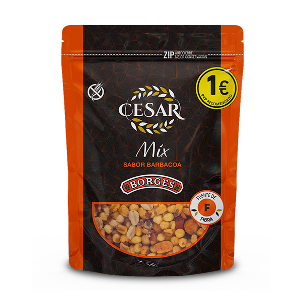 César Mix Barbacoa 100 g (8 ud) Borges
