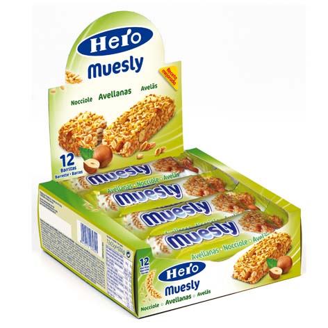 Hero Muesly Avellana Promo 12x25g