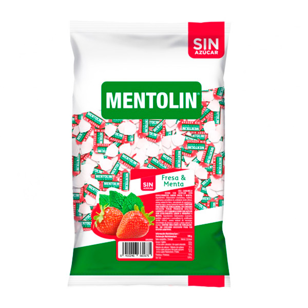 Mentolin Fresa Mentolada sin azúcar 1 kg Lacasa