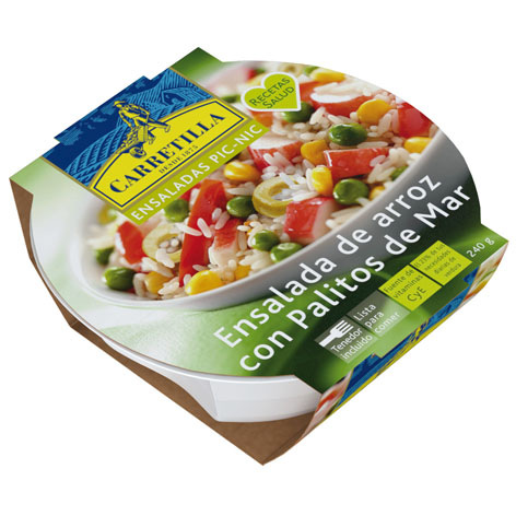 Ensalada De Arroz Con Palitos 200grsx8