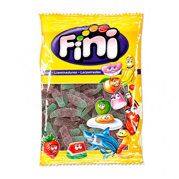 Botellas grandes cola azúcar 1 kg Fini