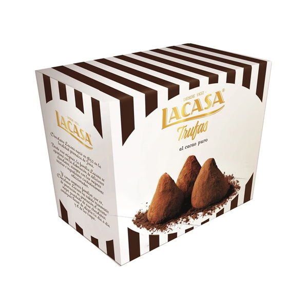 Trufas Al Cacao Puro 200gx10u Lacasa
