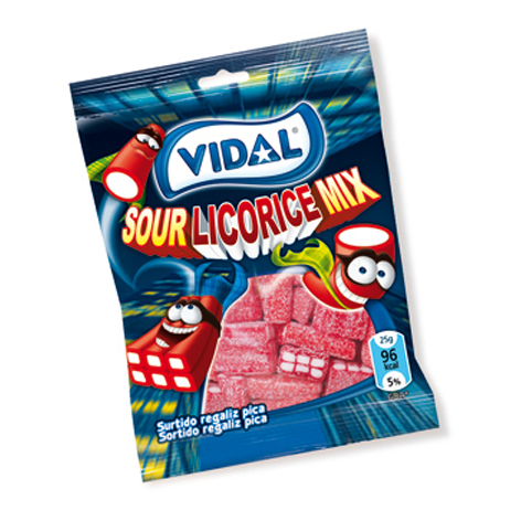 Surtido Regaliz Pica Fresa B-100grs Vidal