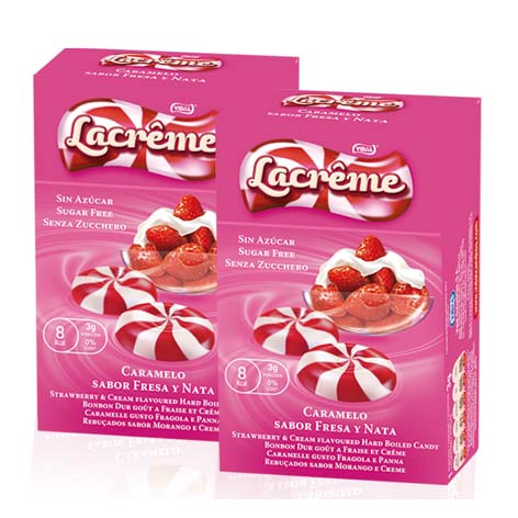 La Creme Sabor Fresa-Nata 30gr Vidal