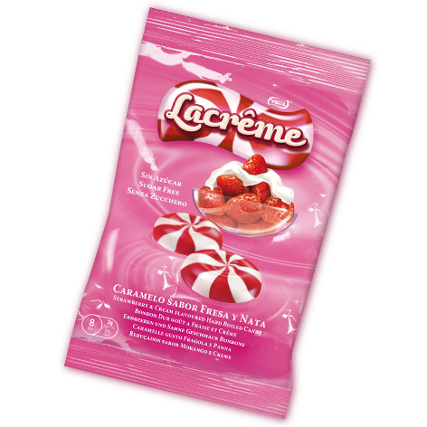 La Creme Sabor Fresa-Nata 80gr Vidal