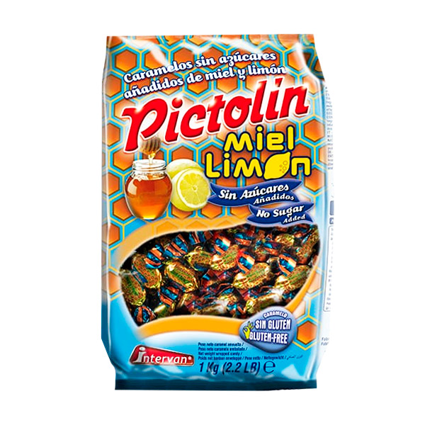 Caramelos Pictolin Miel Limón s/a 1 kg Intervan