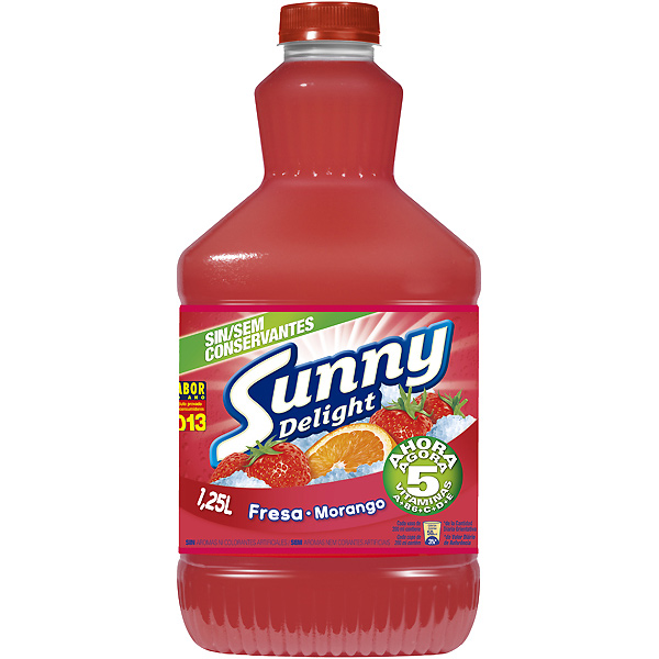 Sunny Delight Fresa 1.25mlx6u