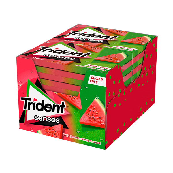 Trident Senses sandia 27 g (12 ud)