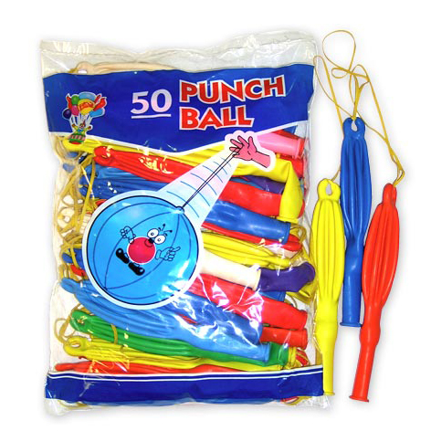 Bolsa 50 Globos Punch Ball Liso Gran Festival