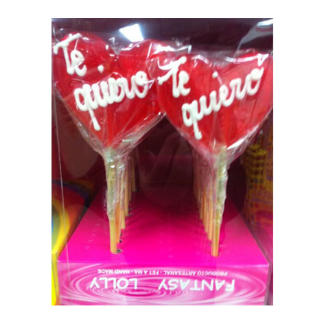 Piruletas Corazon 50grsx24u Disgo