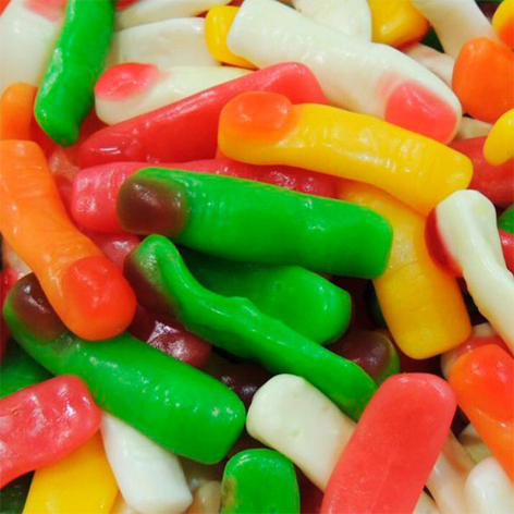 Dedos Brillo  250uds Candy