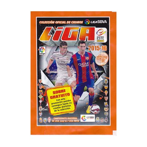 Sobres Liga Panini 2015-16 E-50u