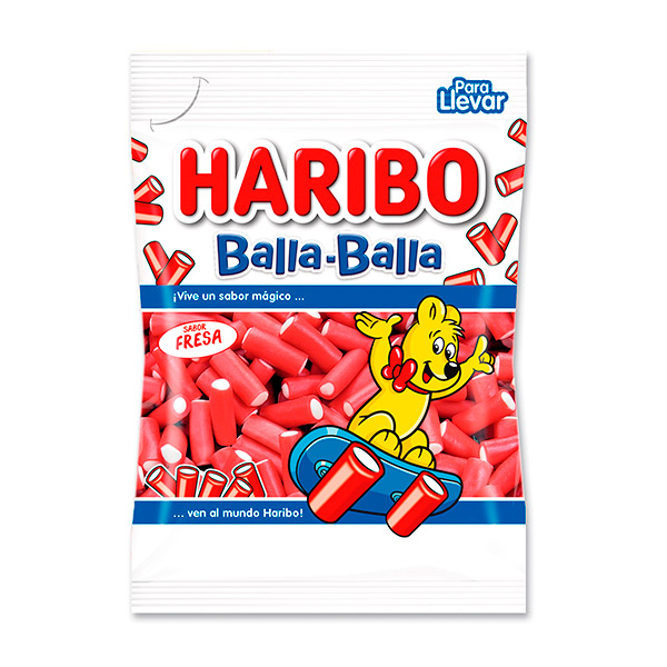 Balla-Balla fresa 100 g (18 ud) Haribo