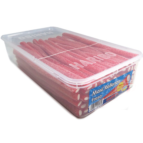 Mega Maxi Relleno Fresa Pica 24und Haribo