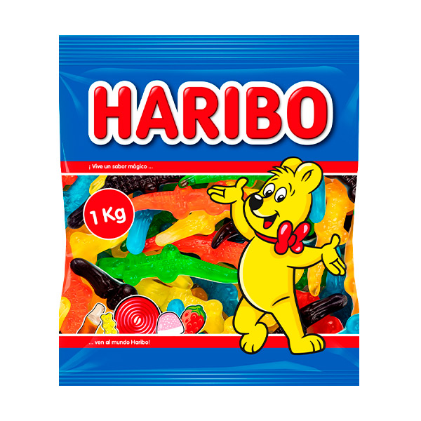 Lagartones super 1kg Haribo