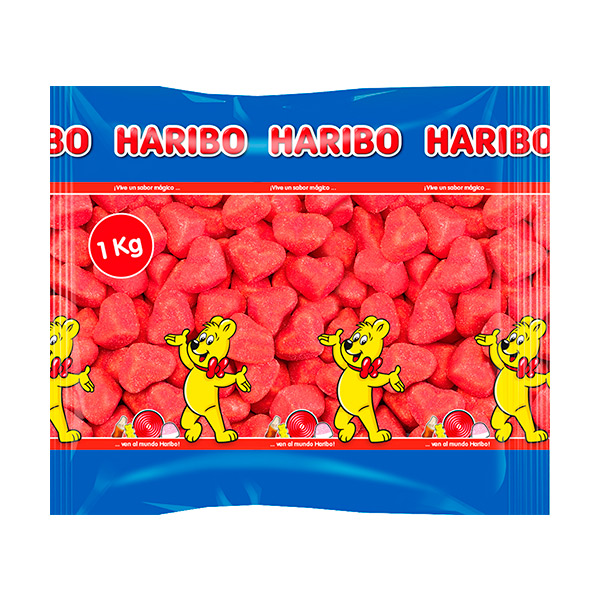Corazón soft fresa 1 kg Haribo