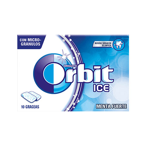 Orbit Gragea Ice Menta Fuerte 10g 12u