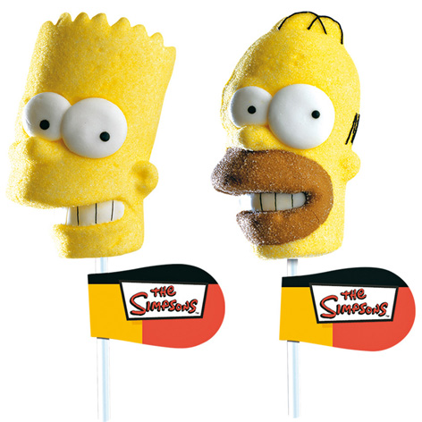 Piruletas Silueta Los Simpsons 12u Dekora