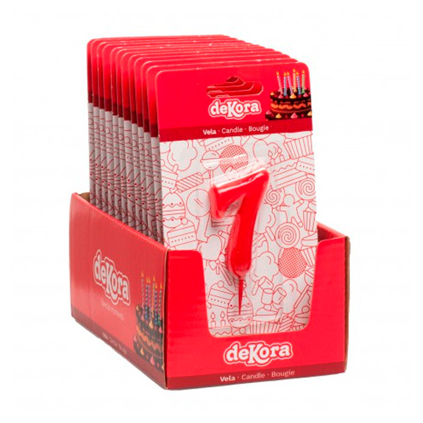 Vela De Cumpleaños Número 7