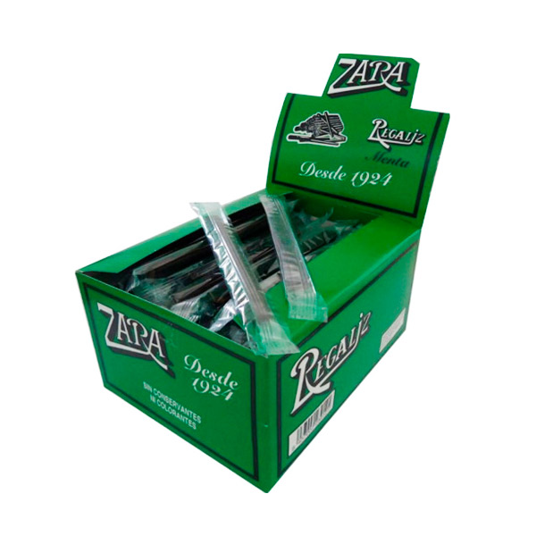 Regaliz Zara Menta 100 ud Fire