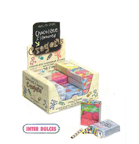 Crayon Lapices Choco 24u Interdulces