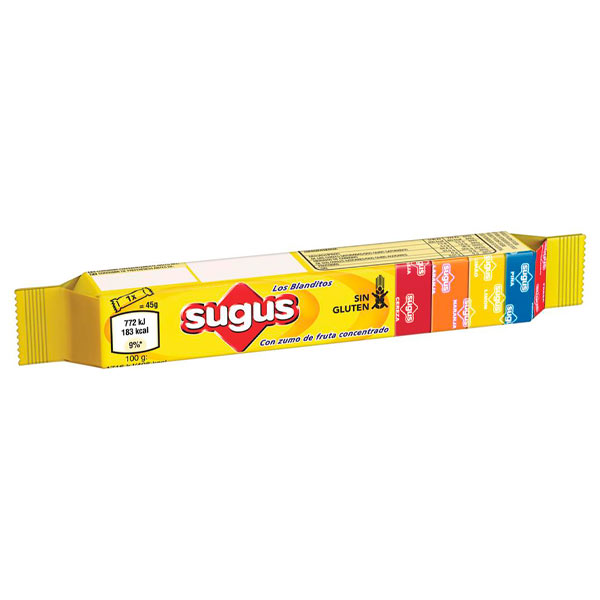 Sugus stick multisabor 45 g (18 ud)