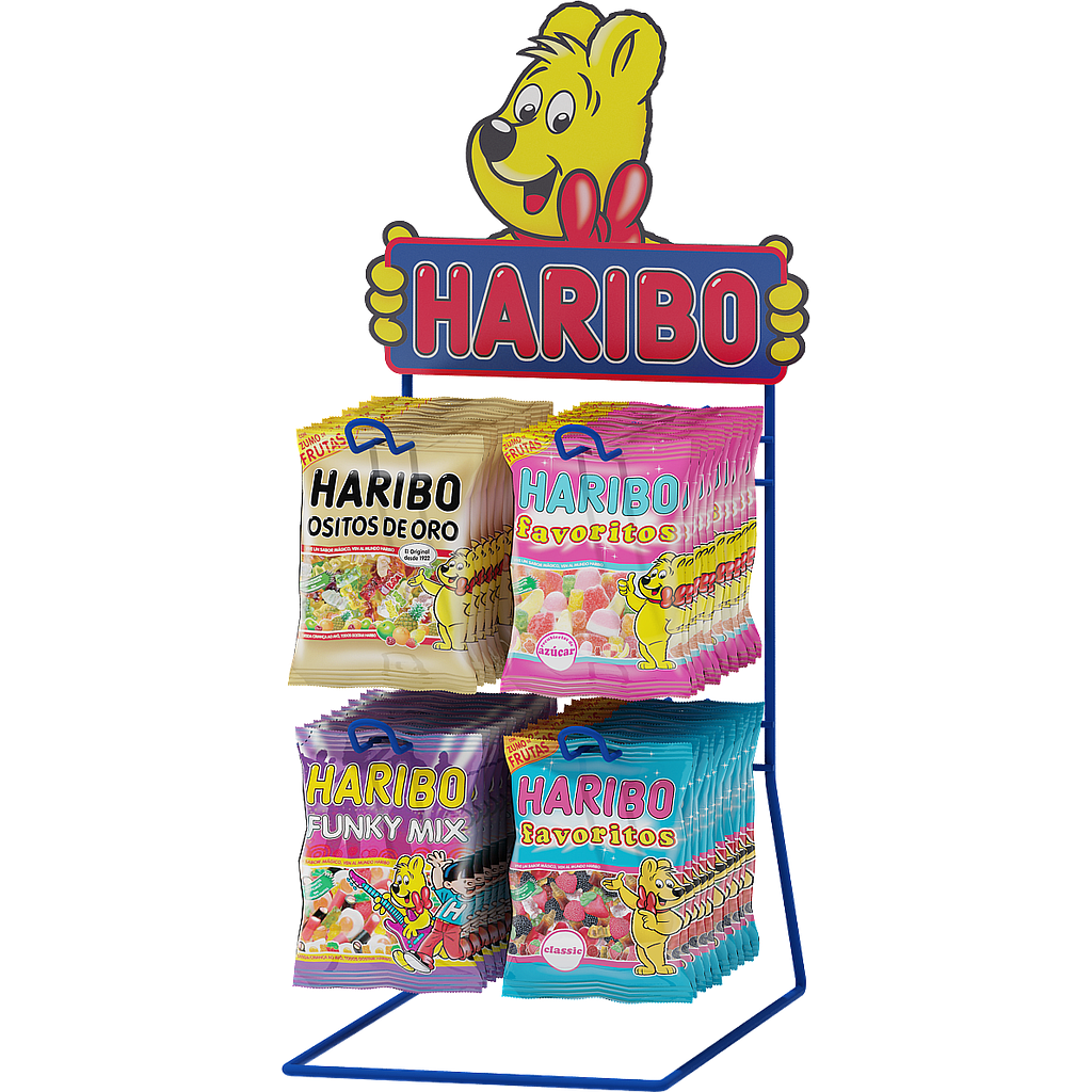 Expositor 4 Filas X 11 Bolsas X 100grs Haribo