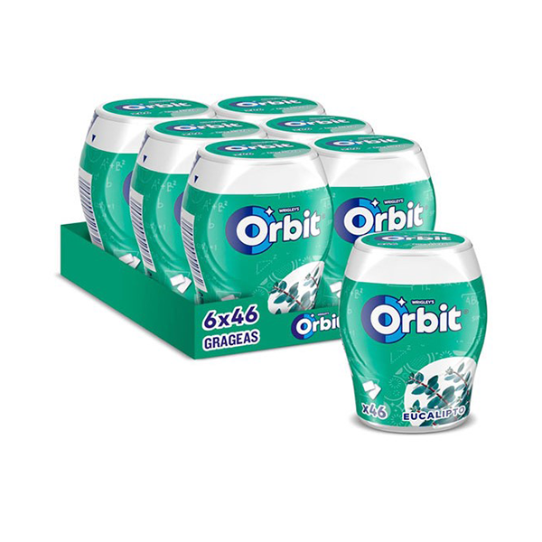 Orbit bote eucalipto 46 grageas 6 ud