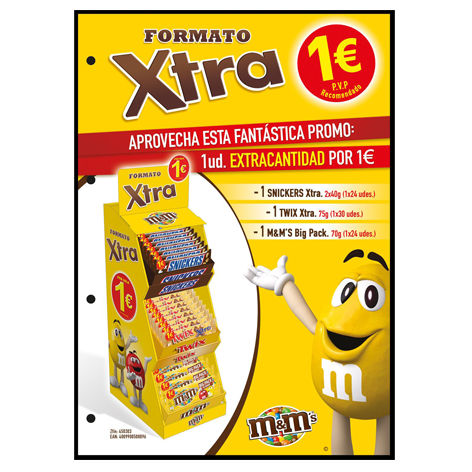 Lote Choco Xxl 78u (Twix/Snickers/Mm)