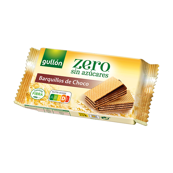 Wafer Choco Zero 60 g (12 ud) Gullón