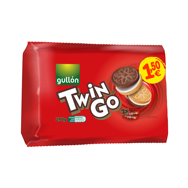 Galletas Twin Go (2x145 g) Gullon