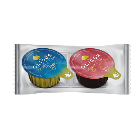 Oligor Caja Set Aceite 10 Ml X Vinagre 10 Ml + Sal+ Pimienta X 20ud